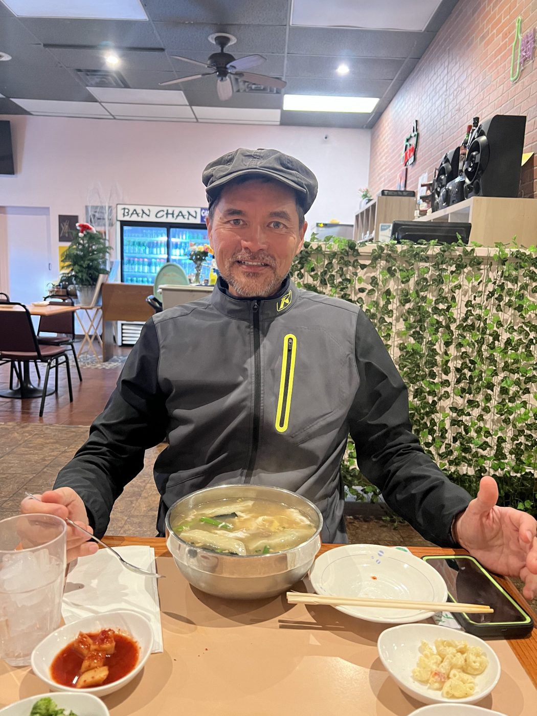 A hot bowl of soup at the end of the ride