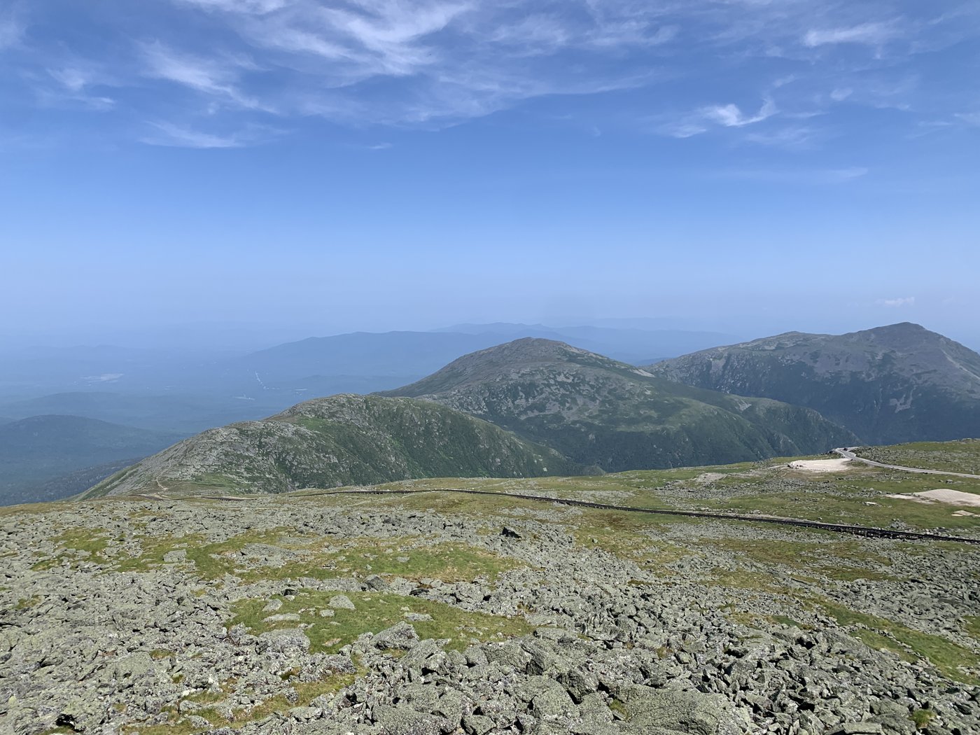 The view from Mount Washington