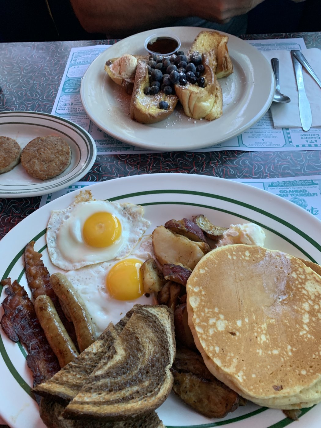 The Cadillac breakfast at the Tilt’n Diner