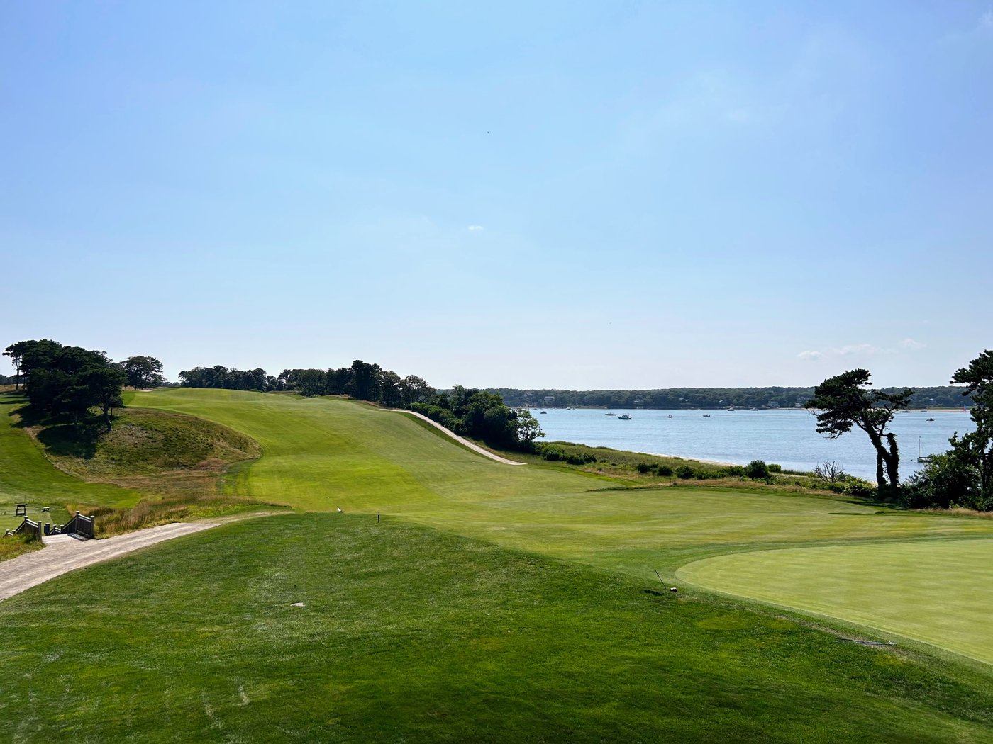Eastward Ho! above Pleasant Bay