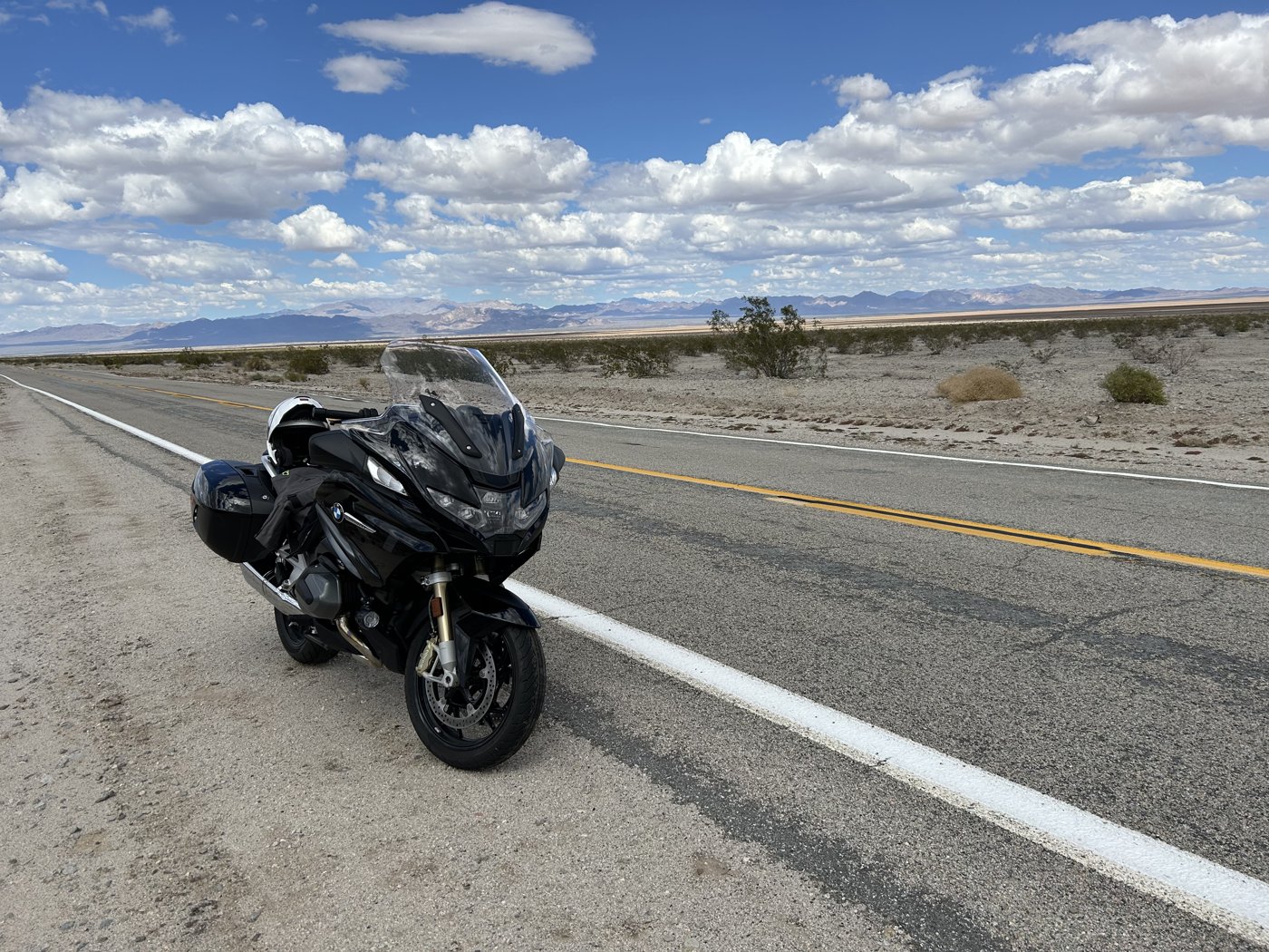 Open road across the Mojave