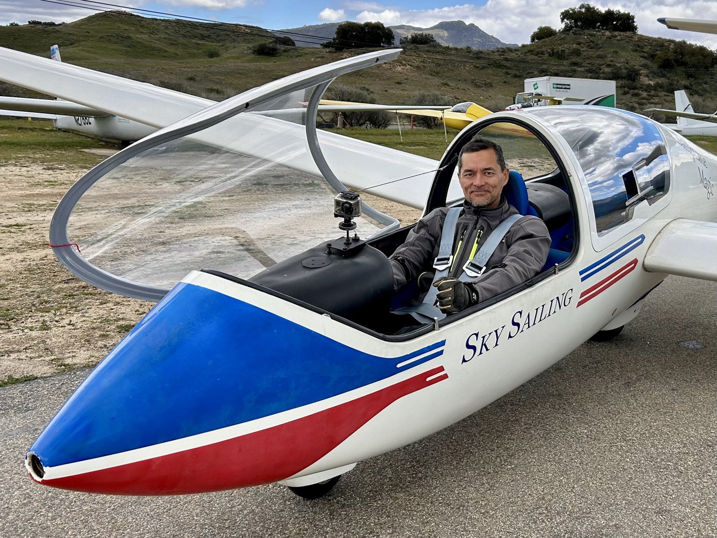 Ready for the glider flight